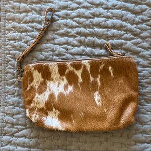 Myra Bag Cow Hide Clutch/Wristlet